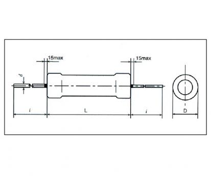 RF10被漆線繞熔斷電阻器